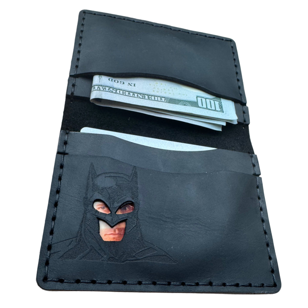 Bat ID Wallet | Handmade Leather Bat Wallet