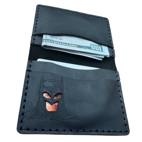 Bat ID Wallet | Handmade Leather Bat Wallet