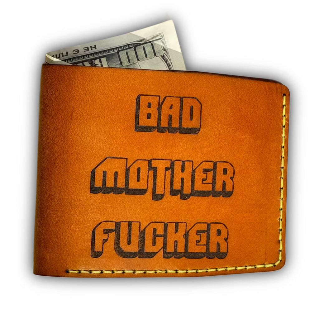 Statement Leather Bifold Wallet