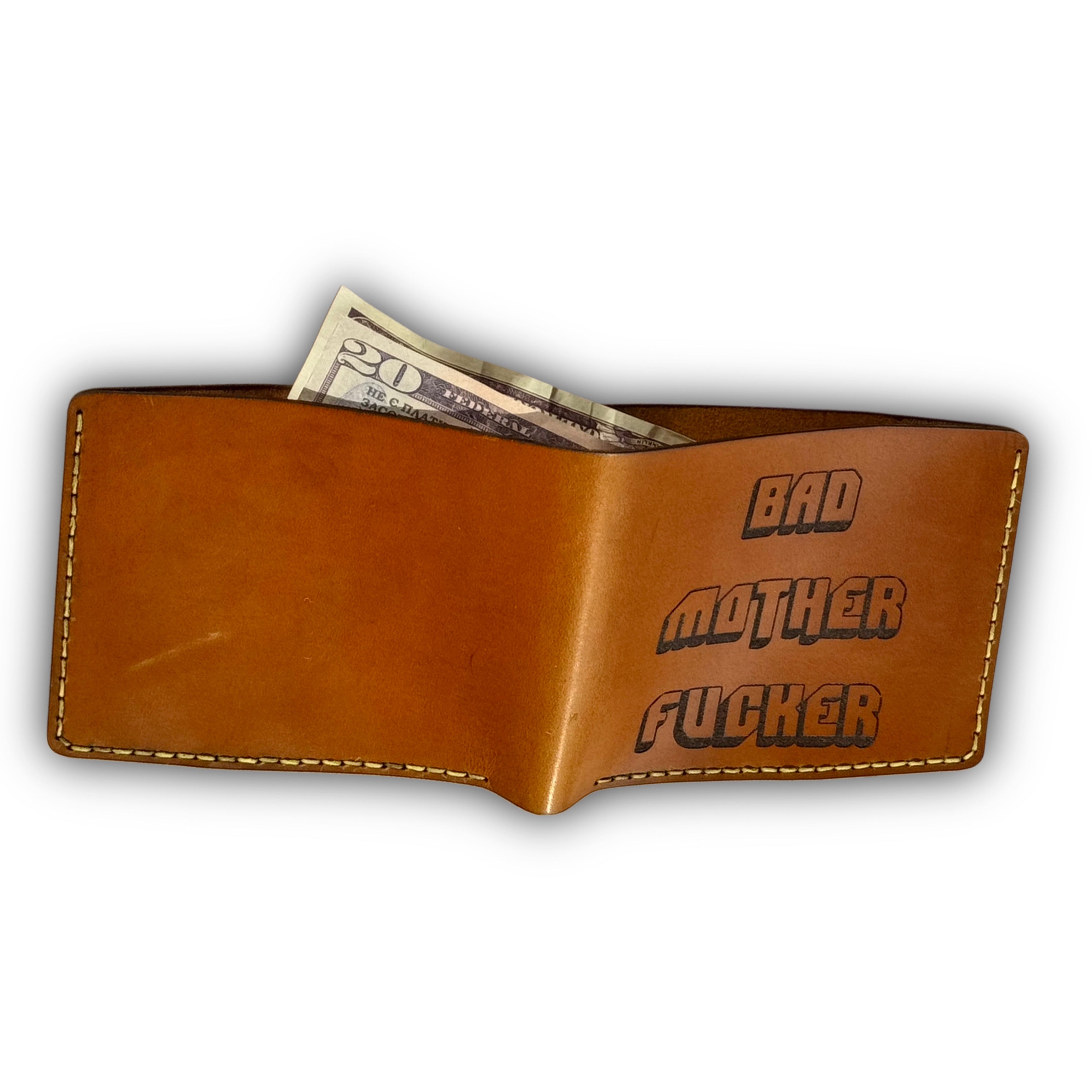 Statement Leather Bifold Wallet