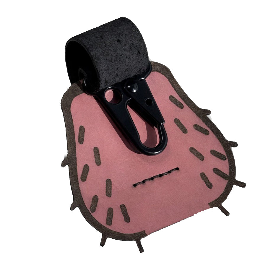PiBlack Leather Belt Carabiner | Funny Novelty Gag Gift