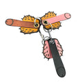 Bold Leather Keychain (Pink / Brown / Black)