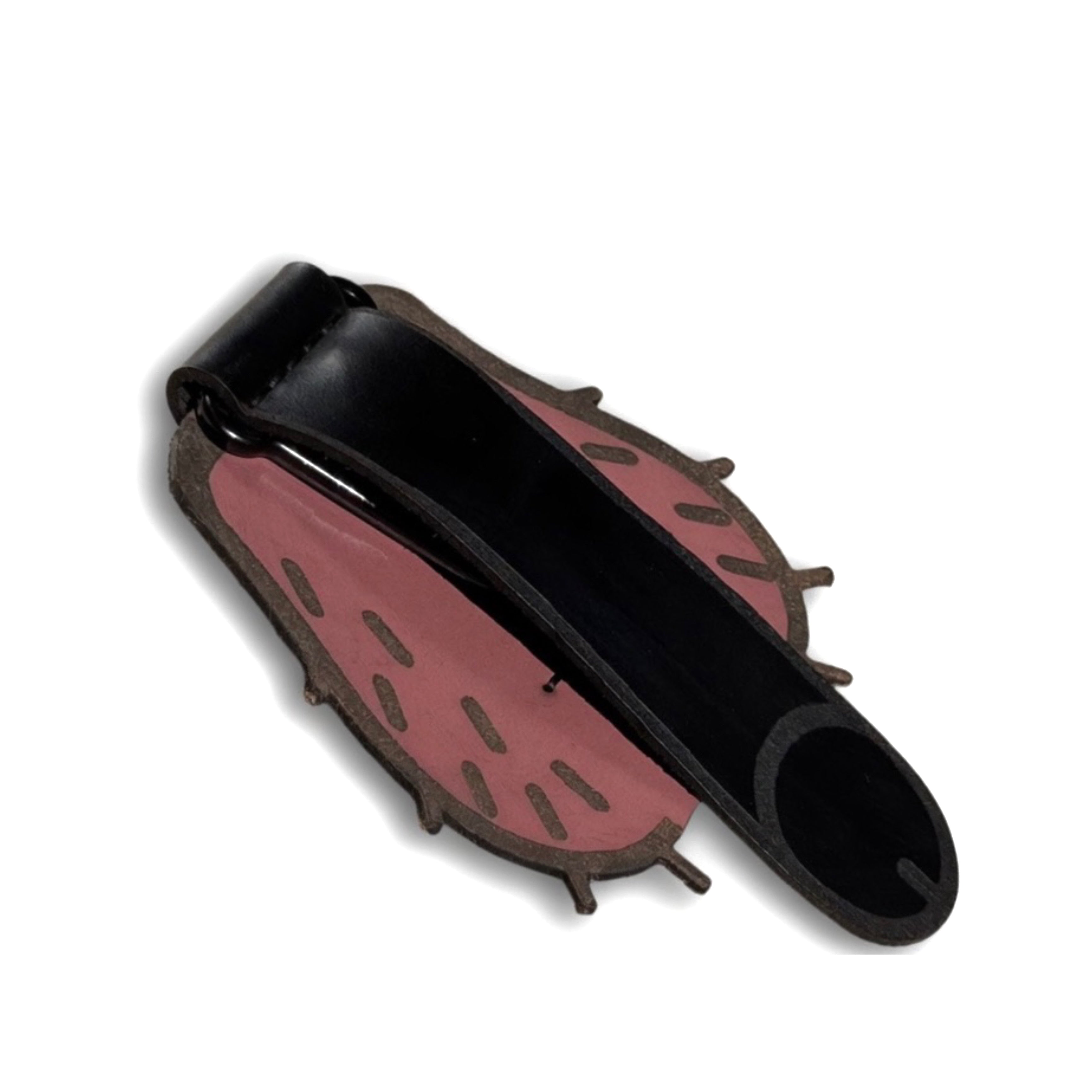 PiBlack Leather Belt Carabiner | Funny Novelty Gag Gift