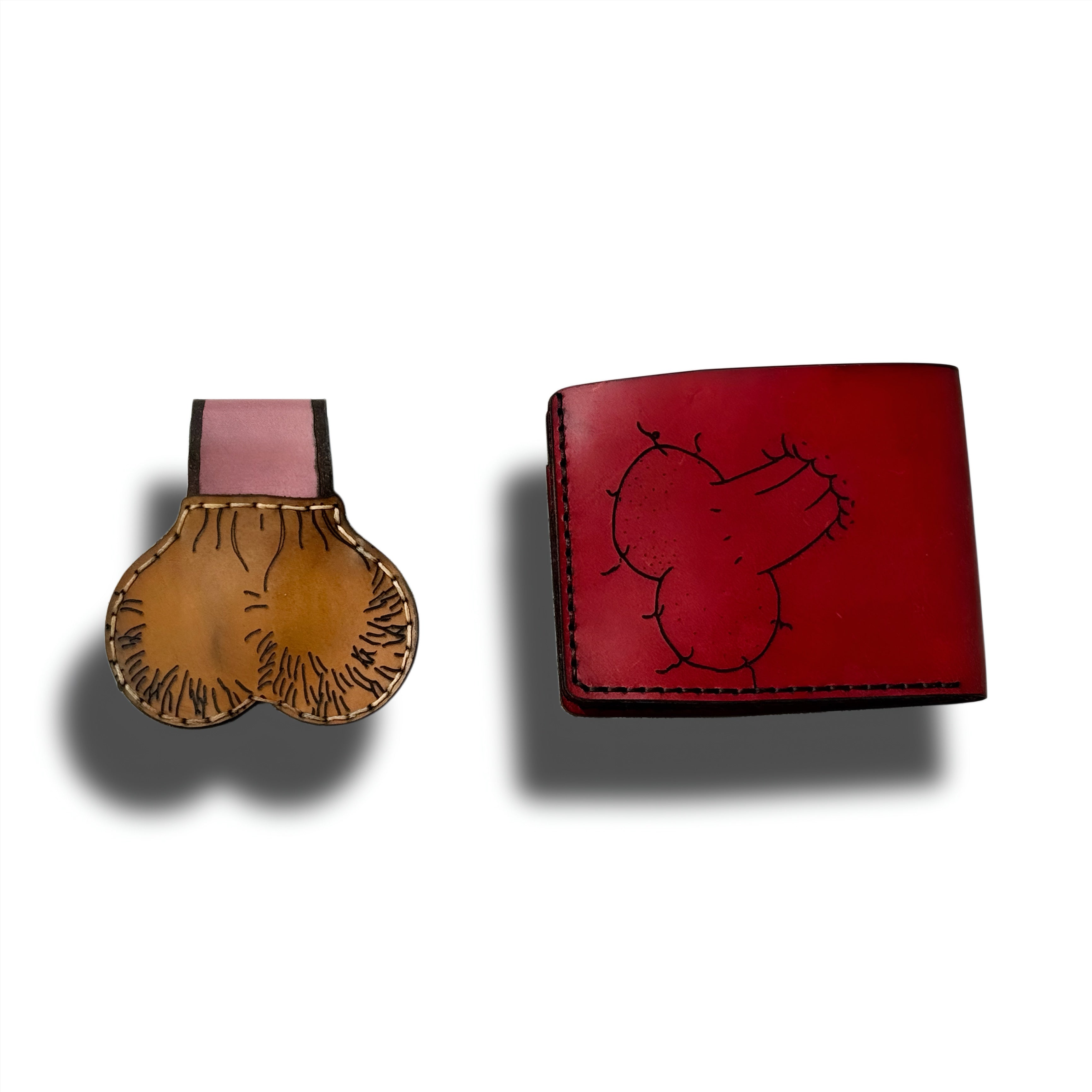 Heavy-Duty Wallet & Magnet Clip Set | Handcrafted Leather Gift Set for Men