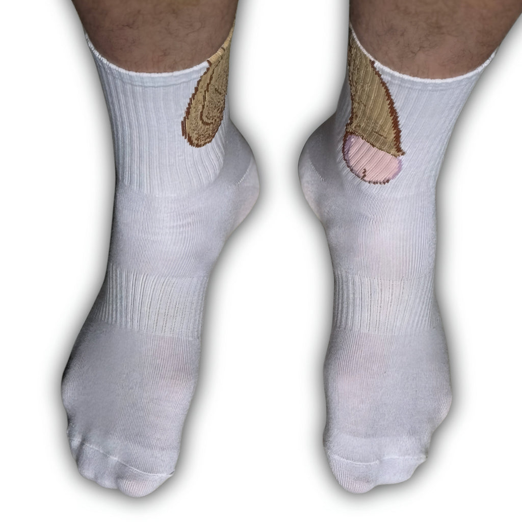 Cheeky Mushroom Socks | Funny Gag Gift Novelty Socks for Men