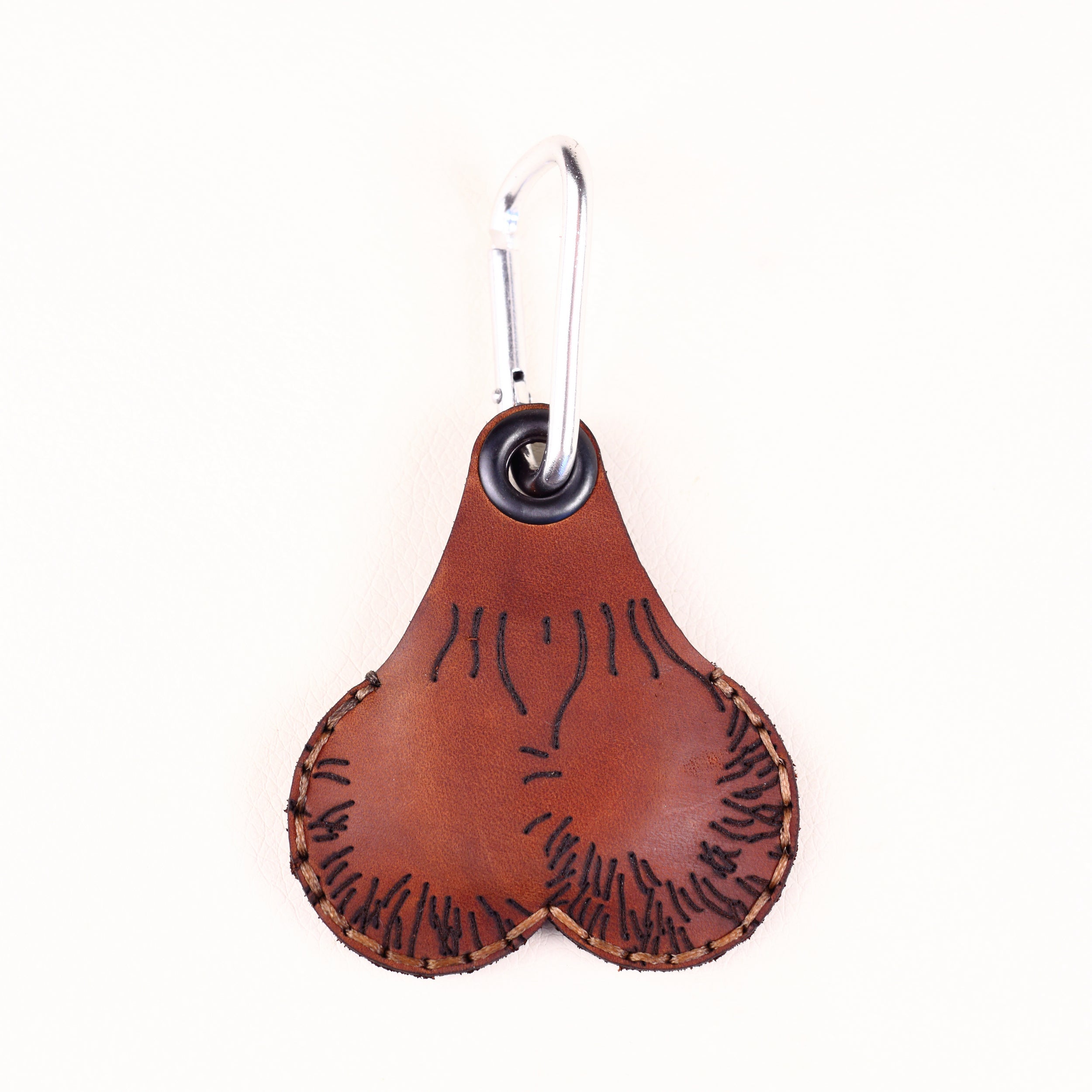 Lucky Pair Leather AirTag Holder | Novelty AirTag Case